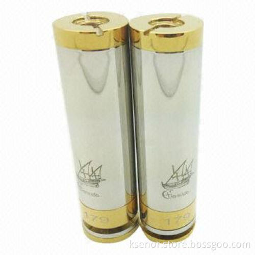 2013 New Product Wholesale Caravela Mechanical Mod E-cigarette Batteries, Switch-on Bottom Side